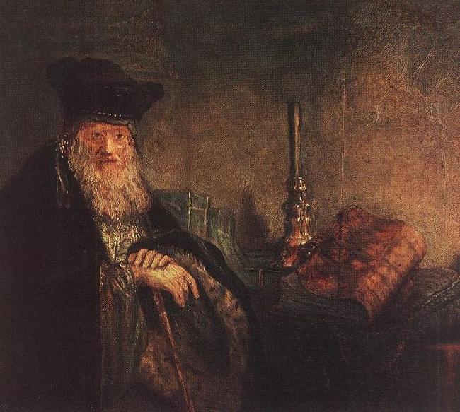 Rembrandt Peale Old Rabbi oil painting image